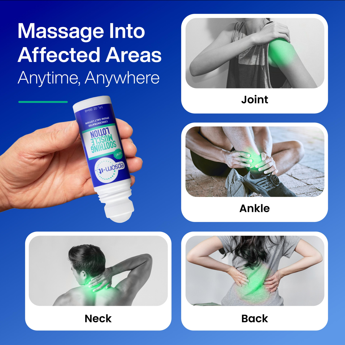 미국직구 Epsom-It Soothing Muscle 89ml / Epsom-It Soothing Muscle Rollerball – Magnesium Sulfa 3
