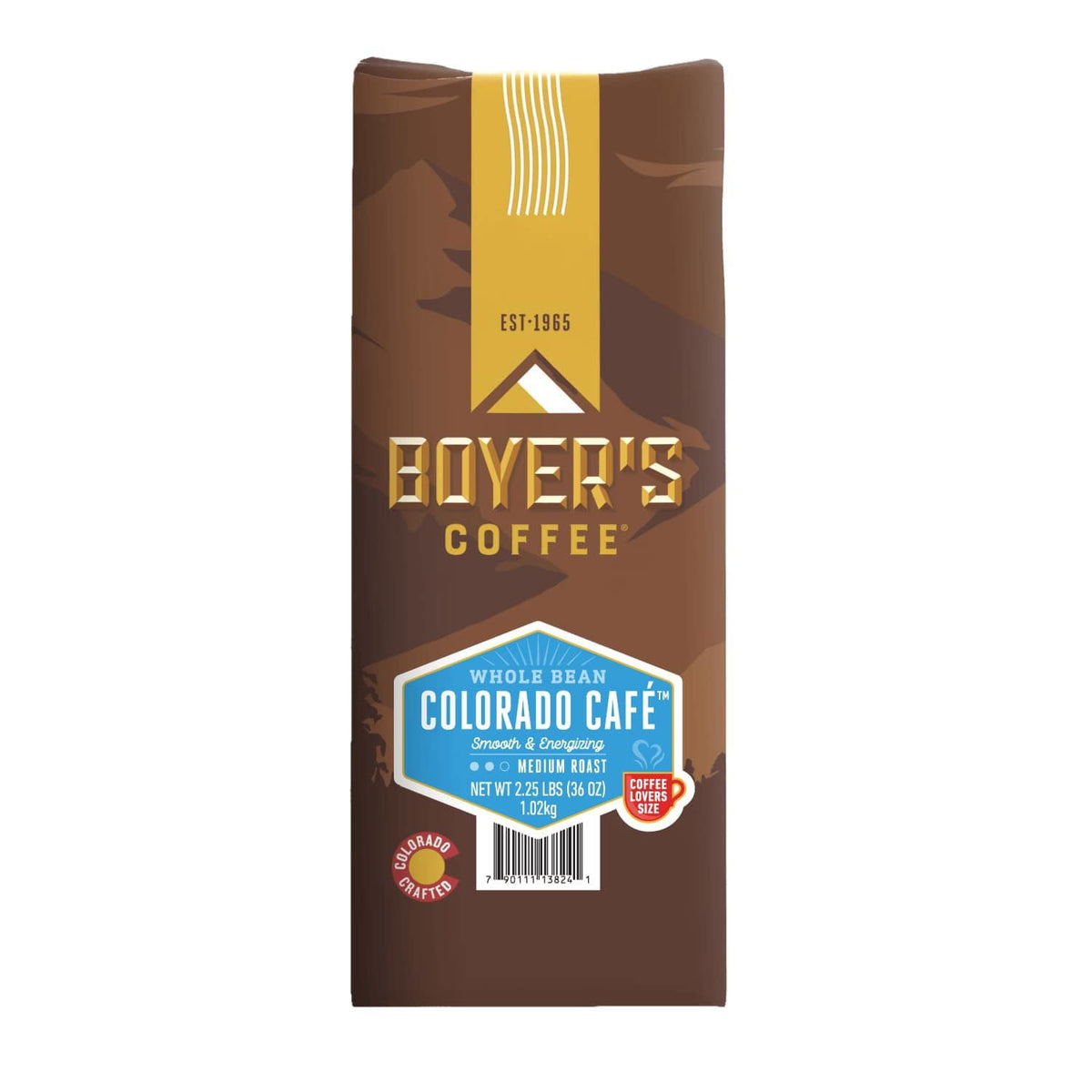 미국직구 Boyer's 커피 1.0kg / Boyer's Coffee Colorado Café Medium Whole Bean, 1.0kg 1