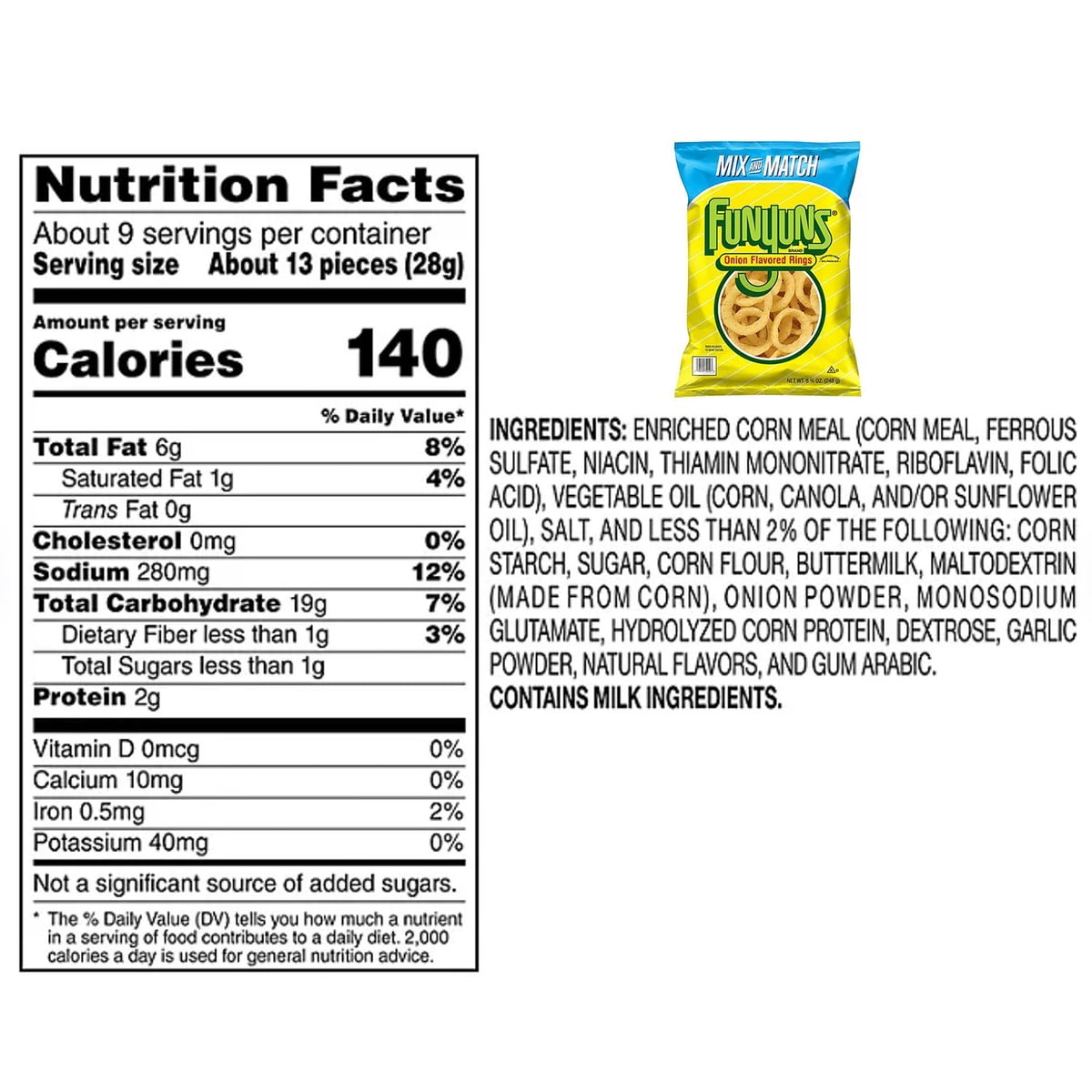 미국직구 Funyuns Onion Rings 248g / Funyuns Onion Rings Snacks, 248g 2