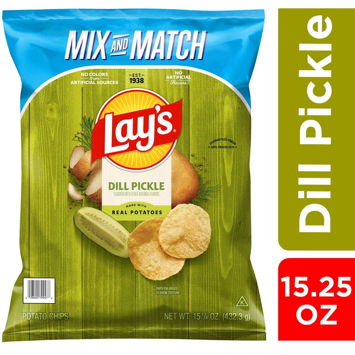 미국직구 Lay's Dill Pickle 432g / Lay's Dill Pickle Potato Chips, 432g 3