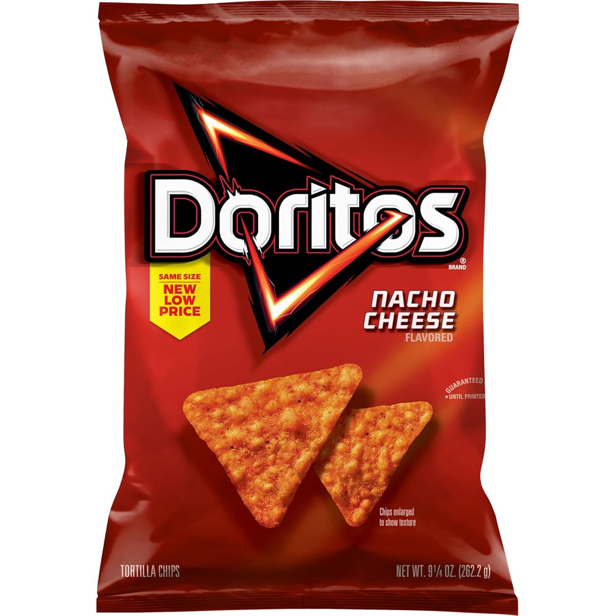 미국직구 Doritos Nacho Cheese 262g / Doritos Nacho Cheese Flavored Tortilla Chips, 262g Bags,  2