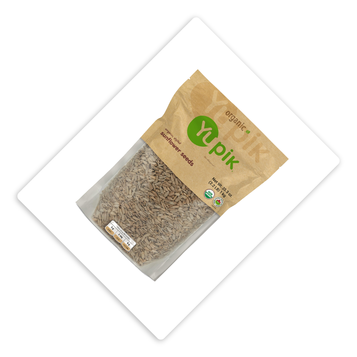 미국직구 Yupik Sunflower Seeds 57g / Yupik Sunflower Seeds, Shelled, 1 Bag, 2.2 lb, with Bybie 4