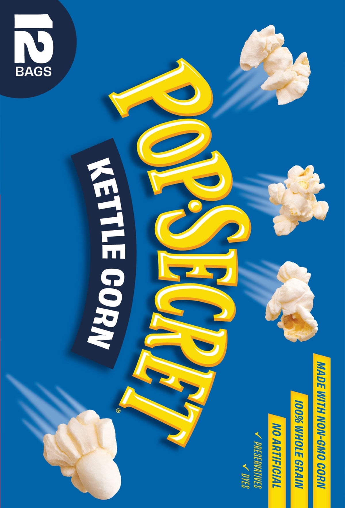 미국직구 팝시크릿 Popcorn, Kettle Corn Microwave Popcorn, 3 oz Sharing Bags, 12 Ct