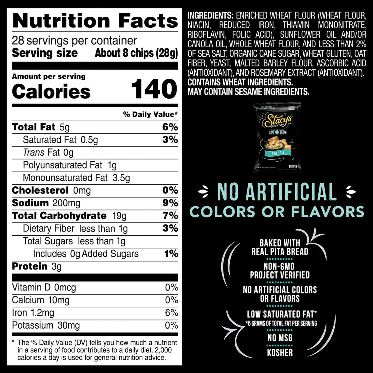 미국직구 Stacy's Pita Chips 794g / Stacy's Pita Chips Simply Naked, 794g 2