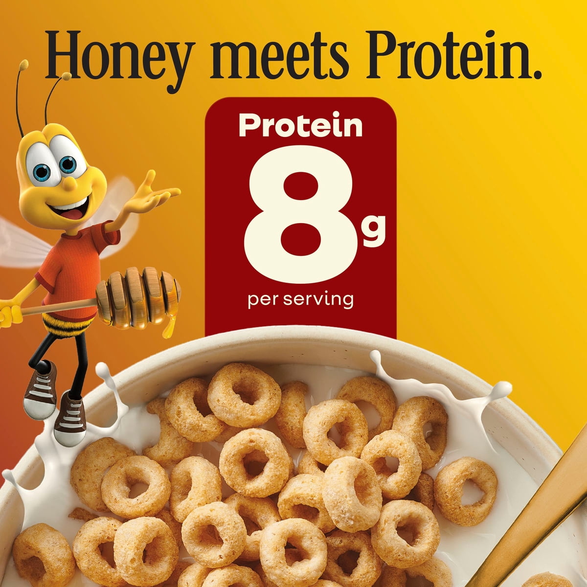 미국직구 Cheerios 견과 397g 2팩 / Cheerios Protein Cereal, Honey Nut, 8g Protein, Family Size, 39 2