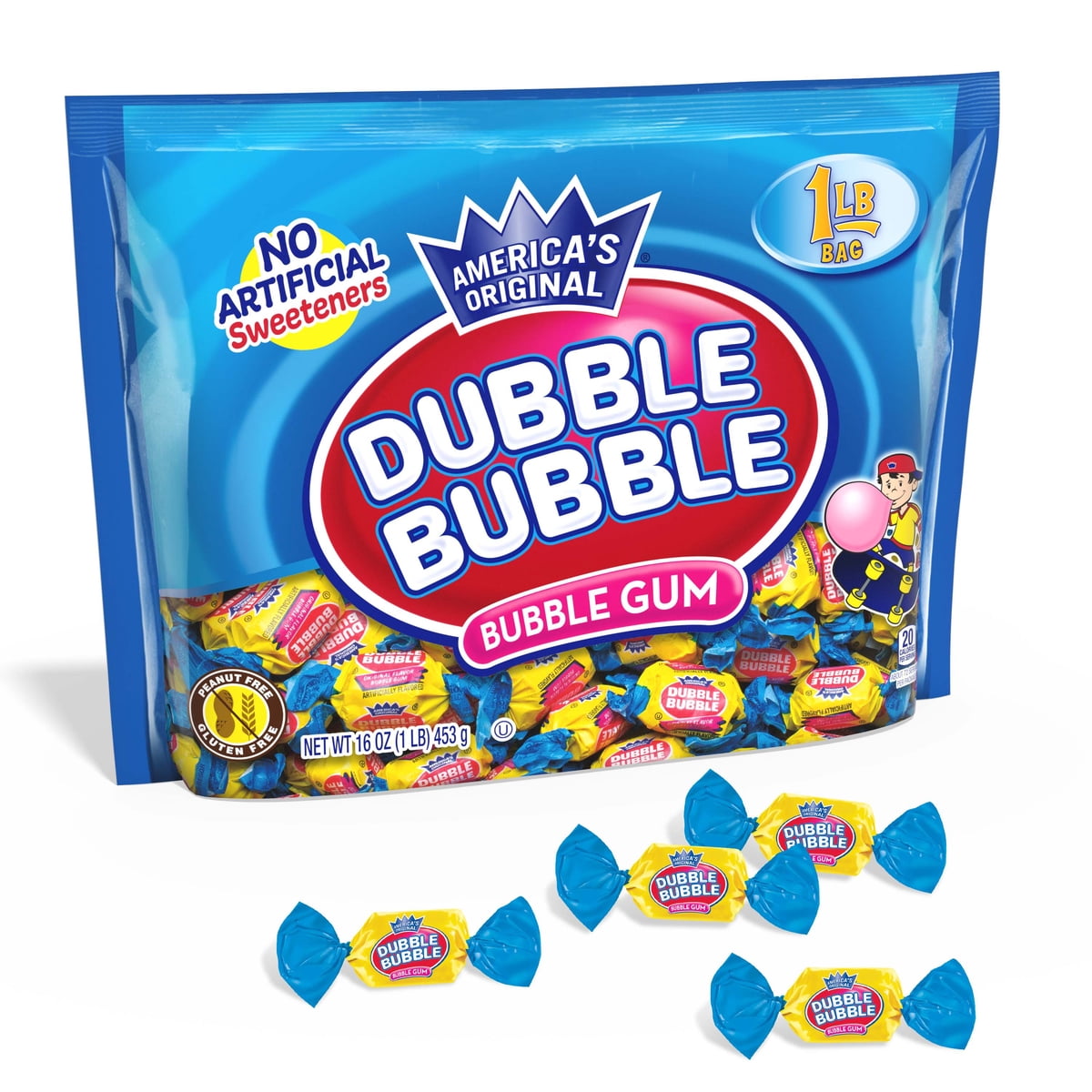 미국직구 Dubble Bubble Twist 견과 454g 2팩 / Dubble Bubble Twist Gum, Individually Wrapped Bubble 3