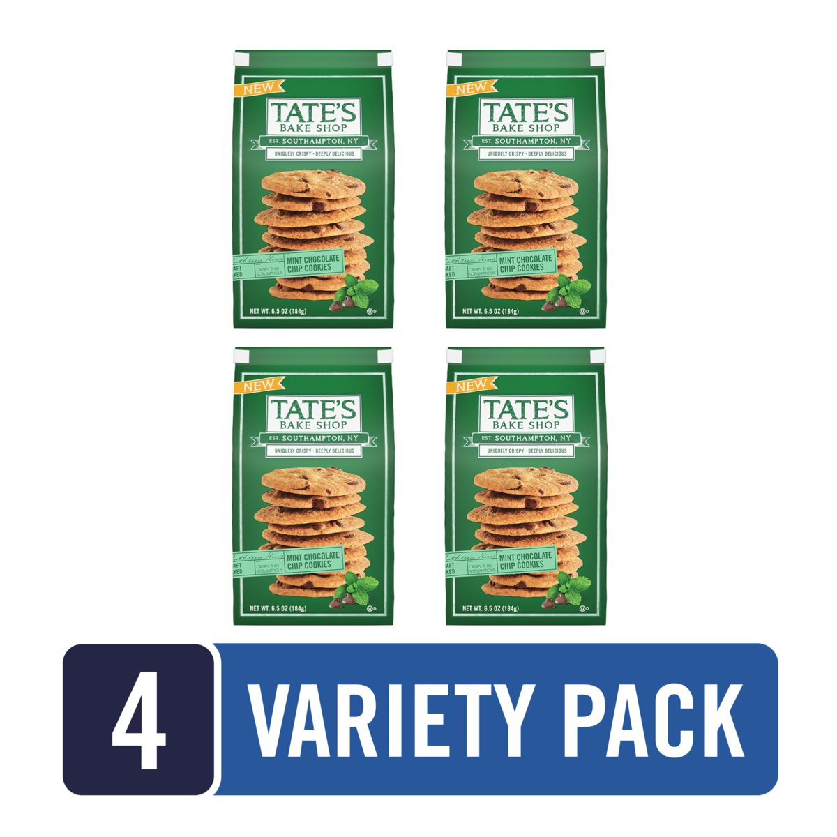 미국직구 3 Pack Tates 초콜릿 184g 3팩 / 3 Pack | Tates Bake Shop Mint Chocolate Chip Cookies, 4-18 3