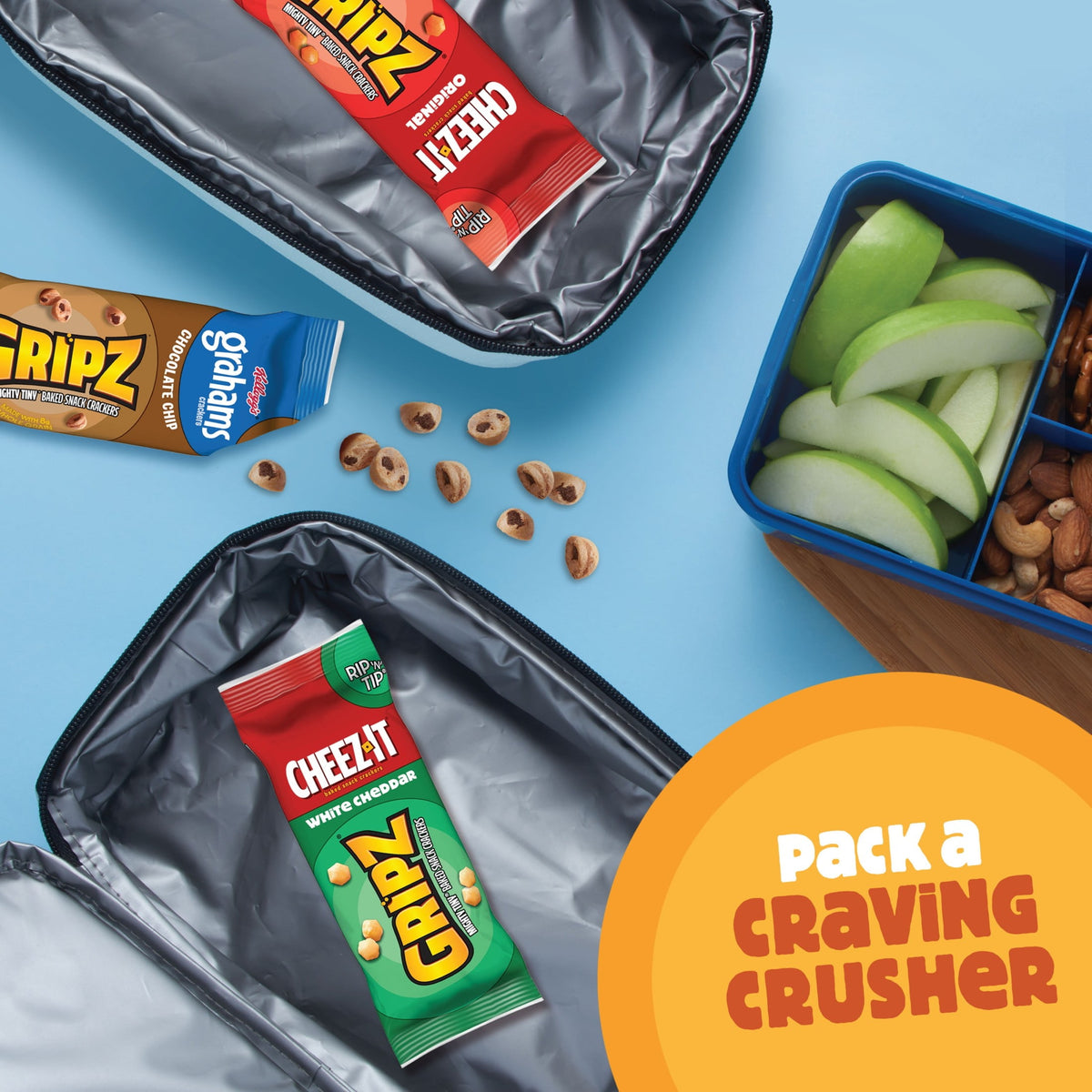 미국직구 치즈잇 Gripz Original Baked Snack Crackers, Mini Crackers, 10 Count