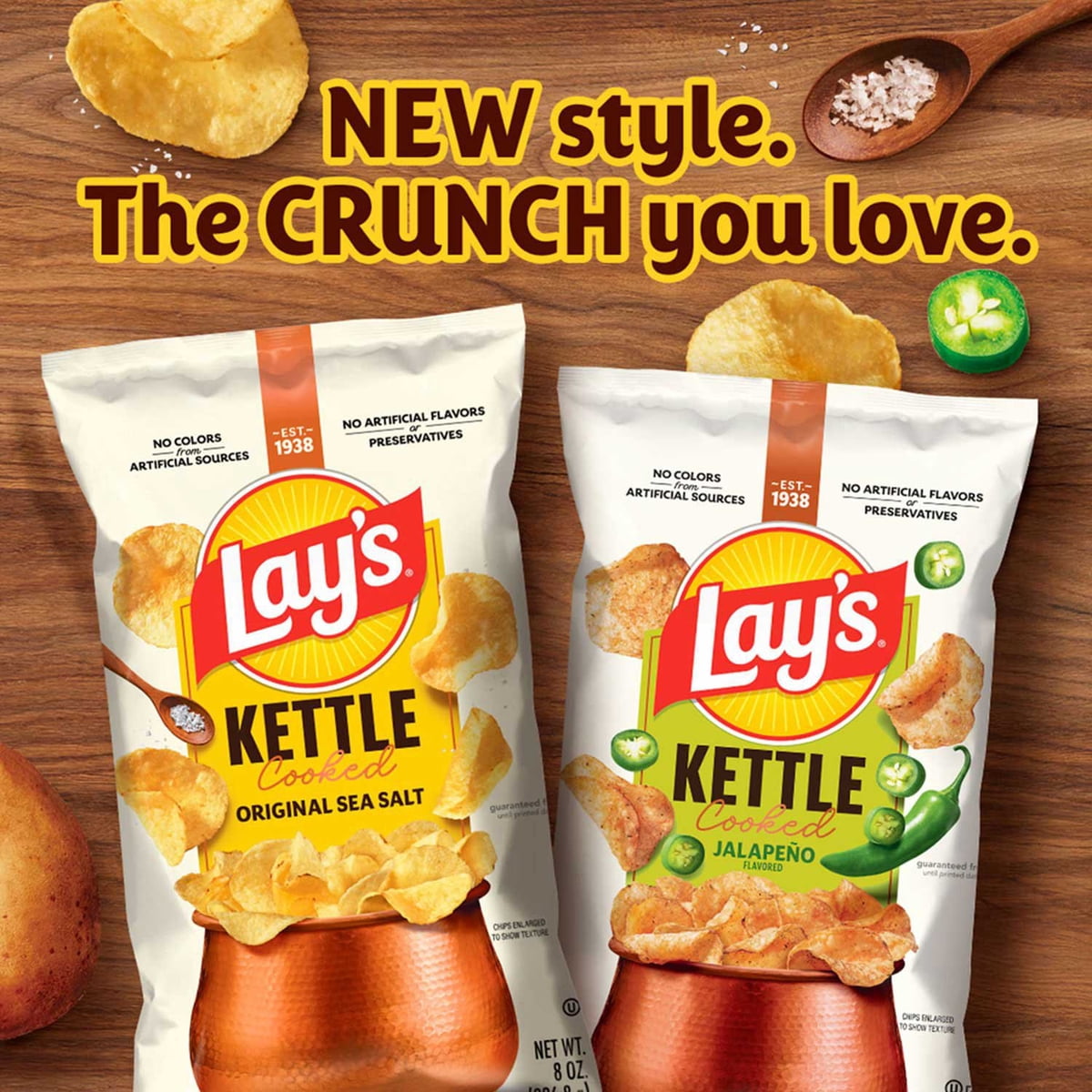 미국직구 Lay's Kettle Cooked 383g / Lay's Kettle Cooked Jalapeño Potato Chips, 383g 5