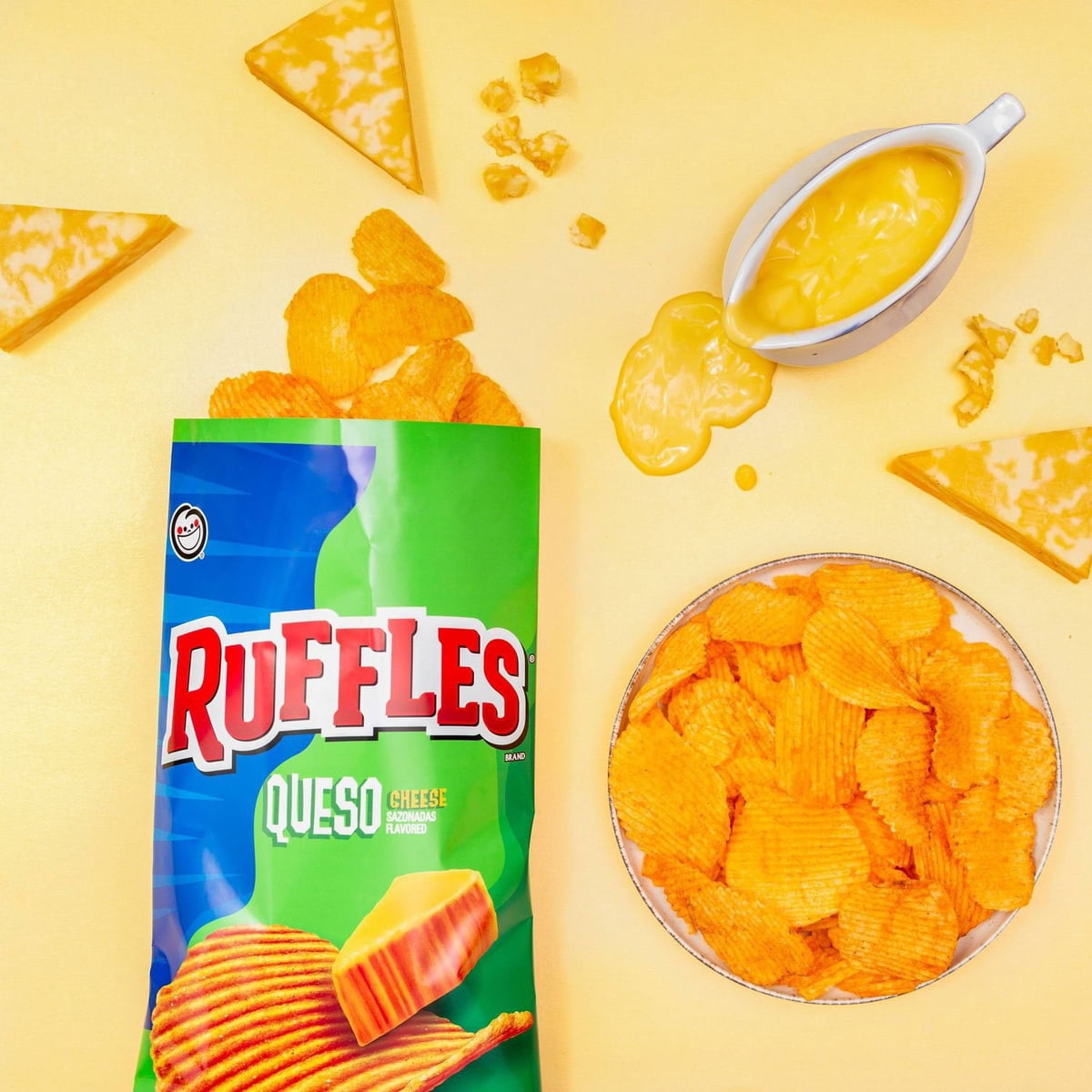 미국직구 Ruffles Queso Cheese 429g / Ruffles Queso Cheese Flavored Potato Chips, 429g 4