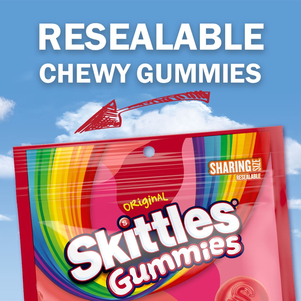 미국직구 스키틀즈 Gummies Original Gummy Candy, Sharing Size, 12 oz