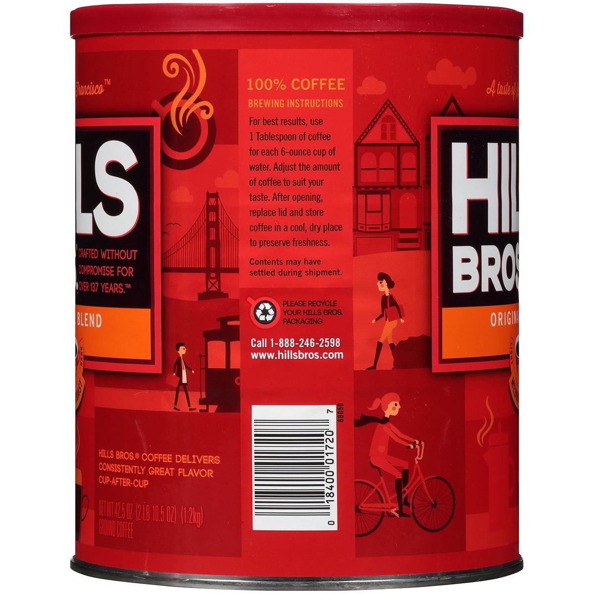 미국직구 Hills Bros 커피 1.2kg / Hills Bros. Original Blend Ground Coffee 1.2kg 3