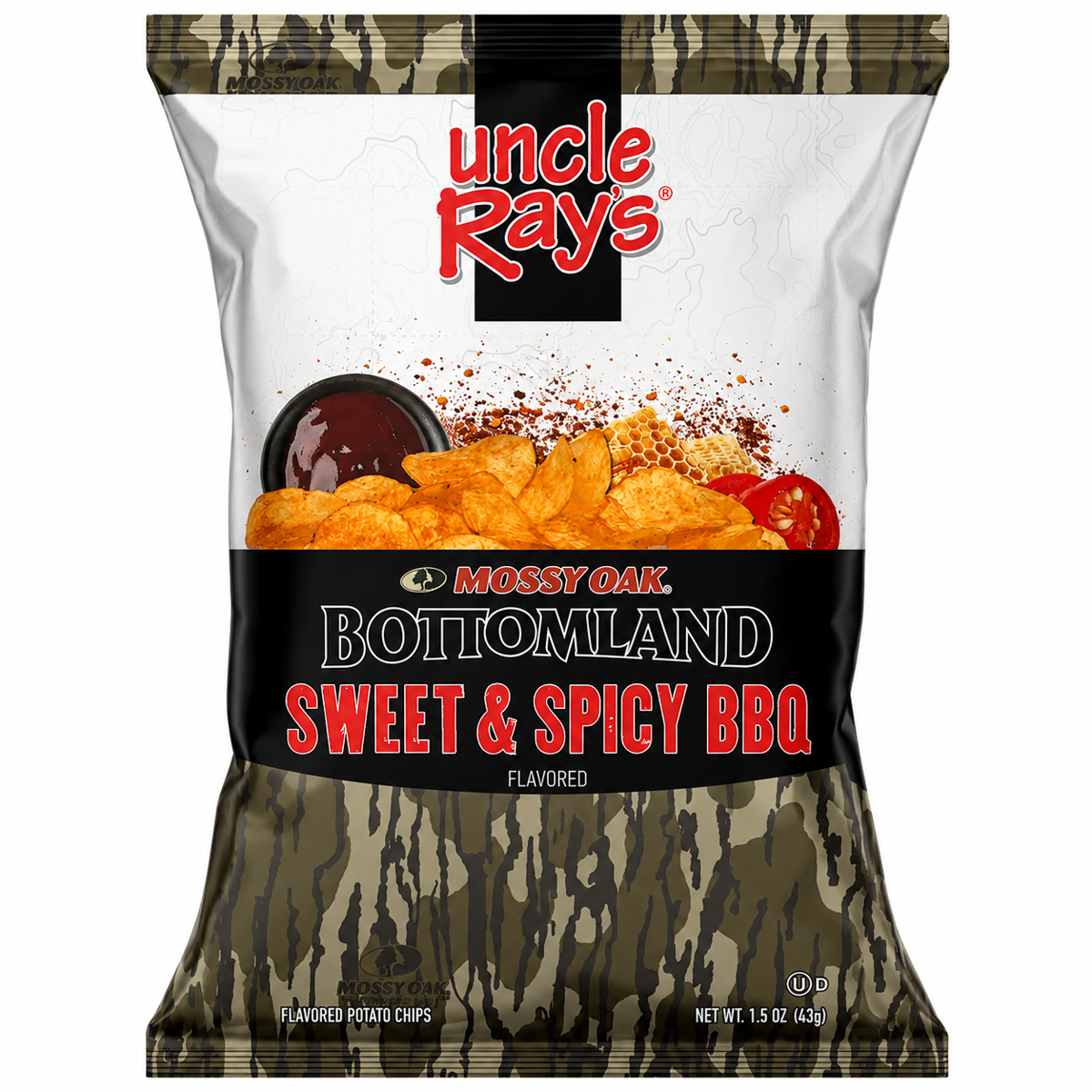 미국직구 Uncle Rays Sweet 43g 12팩 / Uncle Rays Sweet & Spicy BBQ Potato Chips, 43g Individual  3