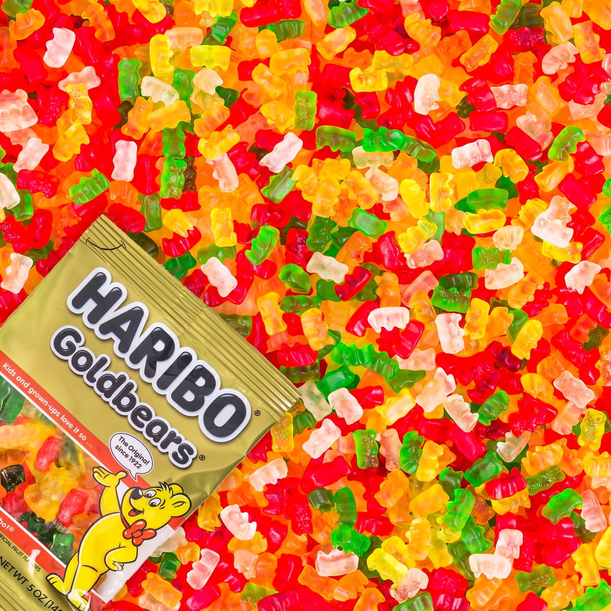 미국직구 HARIBO Goldbears 젤리 113g 2팩 / HARIBO Goldbears Gummy Bears Original Assorted Fruit Fl 5