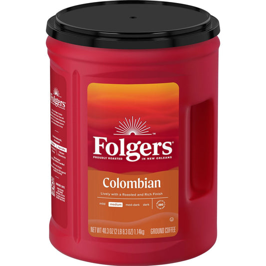 미국직구 Folgers 100% Medium 커피 1.1kg / Folgers 100% Medium Roast Ground Colombian Coffee, 1.1kg 1