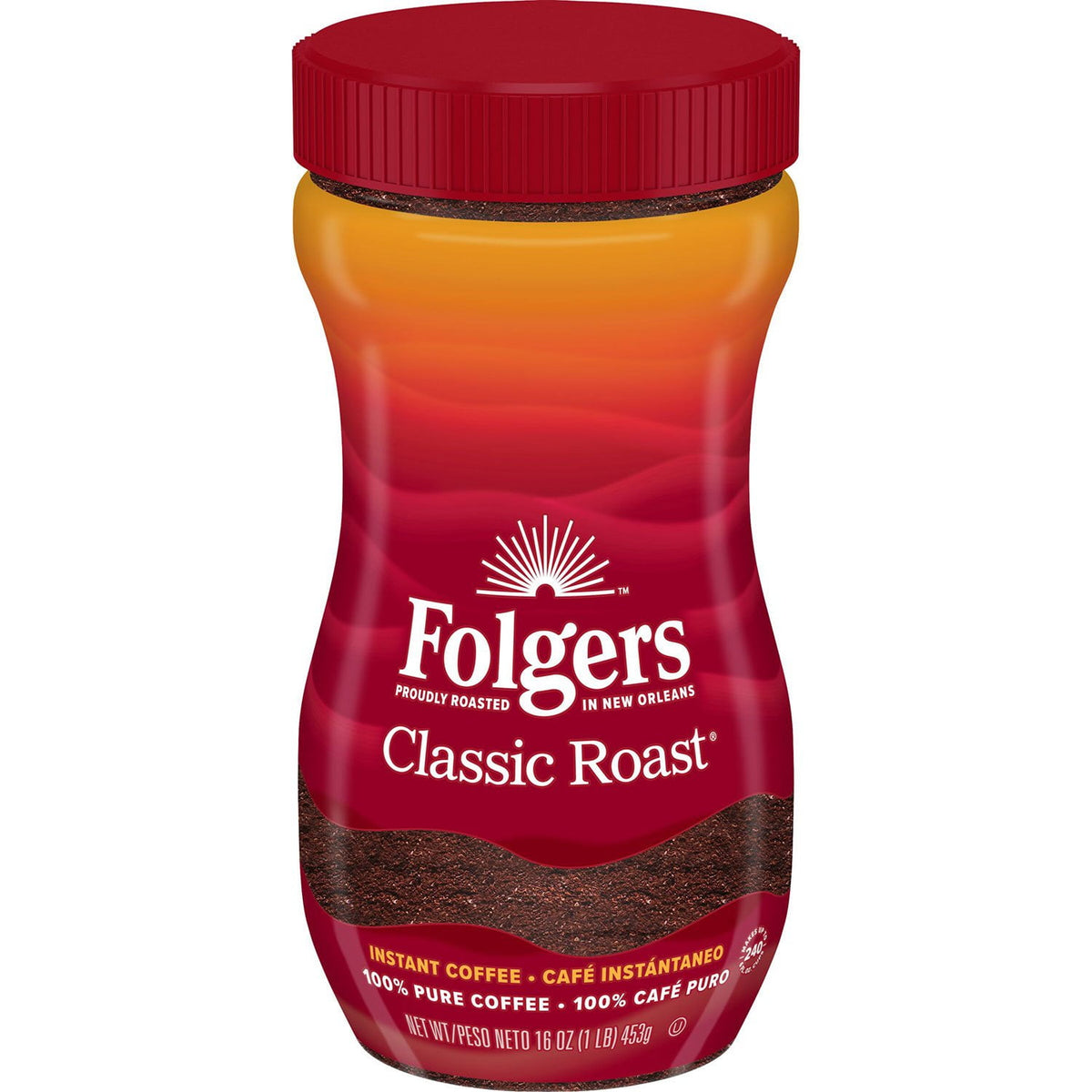 미국직구 Folgers 커피 454g / Folgers Classic Roast Instant Coffee Crystals, 454g 1