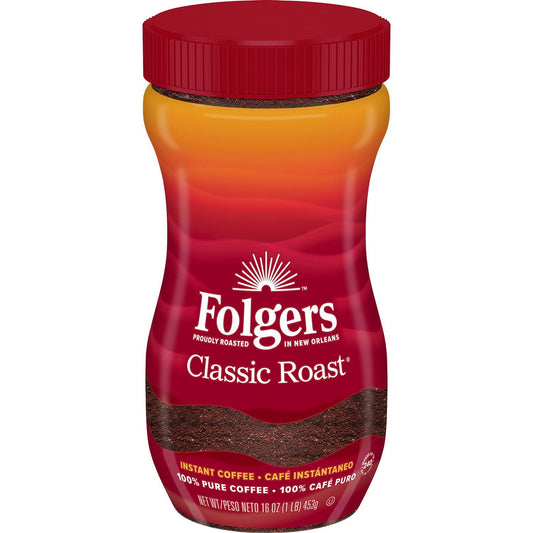 미국직구 Folgers 커피 454g / Folgers Classic Roast Instant Coffee Crystals, 454g 1