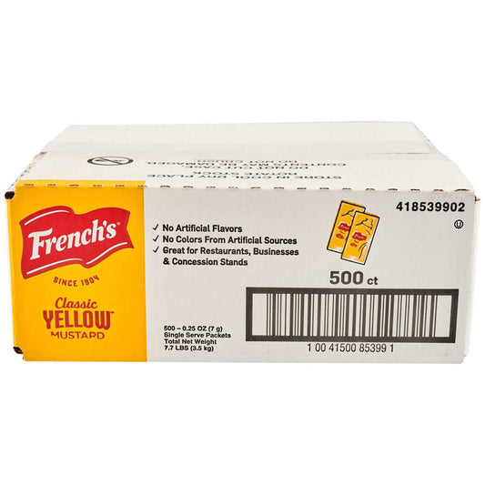 미국직구 French's Mustard Single-Serve 5.5g 500팩 / French's Mustard Single-Serve Packets, 5.5 g., 500 ct 1
