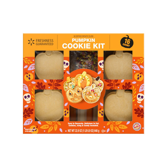 미국직구 Freshness Guaranteed Pumpkin 과자 649g / Freshness Guaranteed Pumpkin Halloween Cookie Kit, 649g, 1