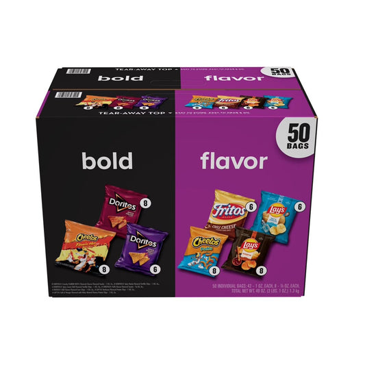 미국직구 Frito-Lay Bold Flavor / Frito-Lay Bold Flavor Mix Variety Pack Chips, 50 pk. 1