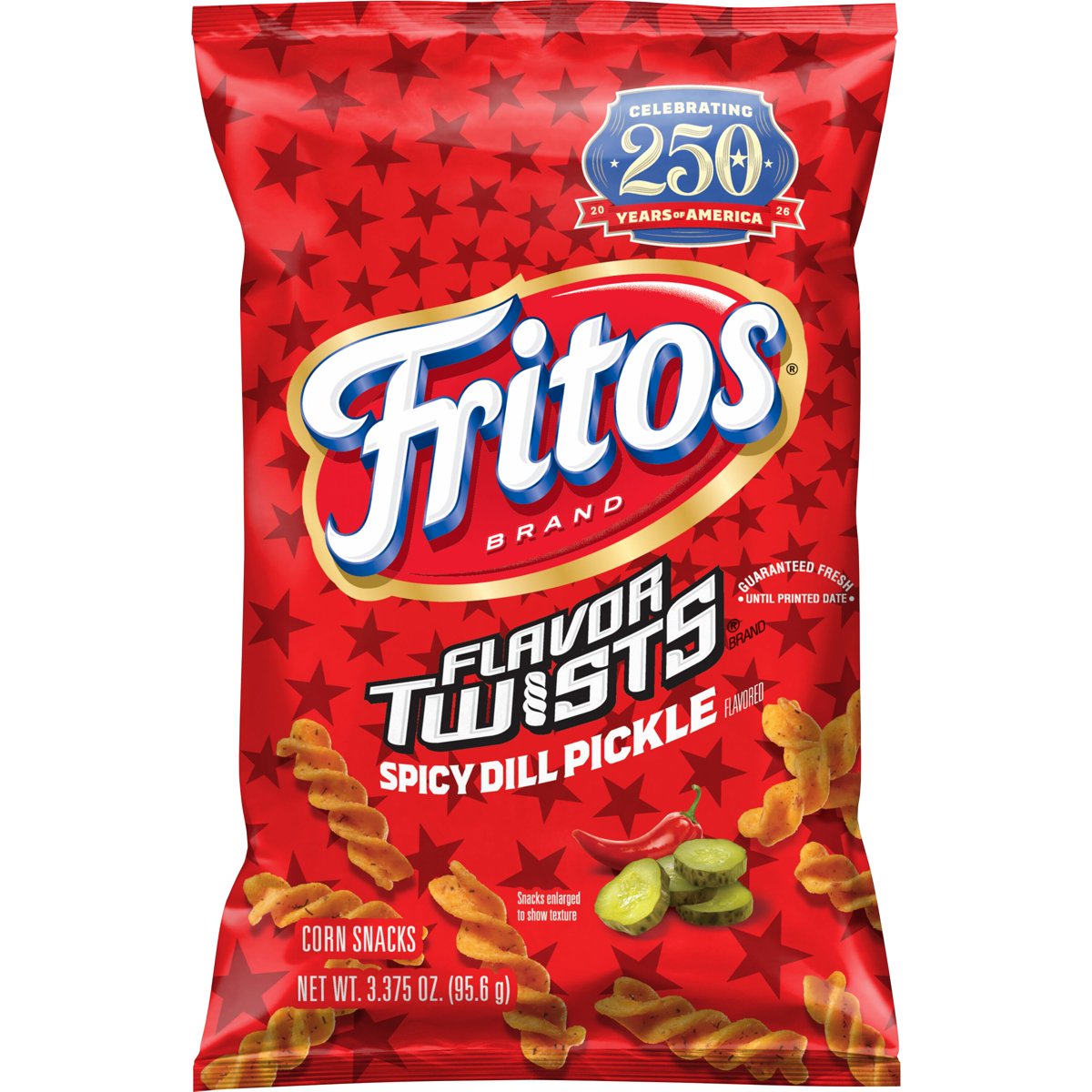 미국직구 Fritos Flavor Twists 96g / Fritos Flavor Twists Spicy Dill Pickle Corn Chips Bag, 96g 1