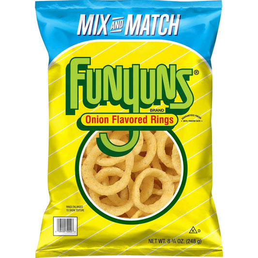 미국직구 Funyuns Onion Rings 248g / Funyuns Onion Rings Snacks, 248g 1