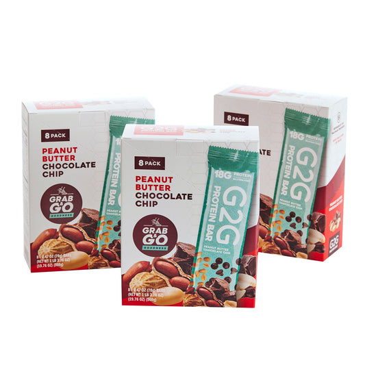 미국직구 G2G 3-pack Peanut 초콜릿 3팩 / G2G 3-pack Peanut Butter Chocolate Chip Protein Bars 24-count 1