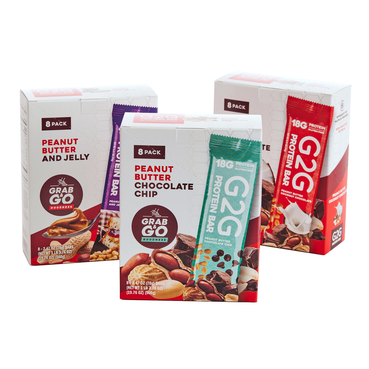 미국직구 G2G 프로틴 3팩 / G2G Protein Bar Variety 3-pack (24 Total Bars) 1