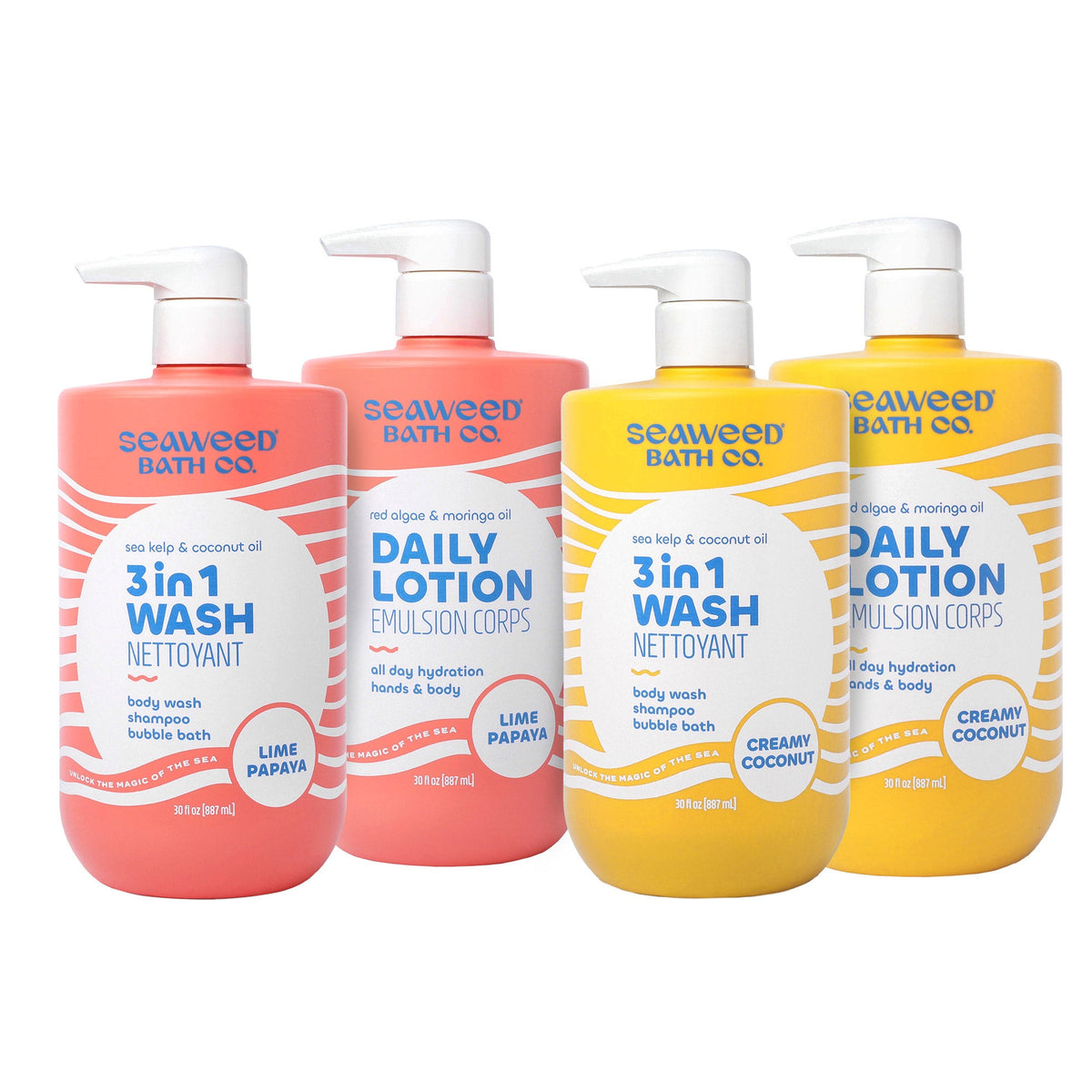 미국직구 Seaweed Bath Co 로션 / Seaweed Bath Co. 3-in-1 Wash and Body Lotion Set 1