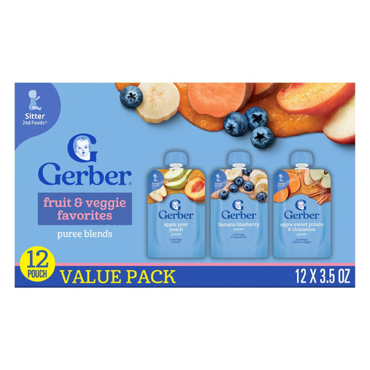 미국직구 Gerber Toddler Pouch 99g 12팩 / Gerber Toddler Pouch Variety Pack, 99g, 12 ct. 1