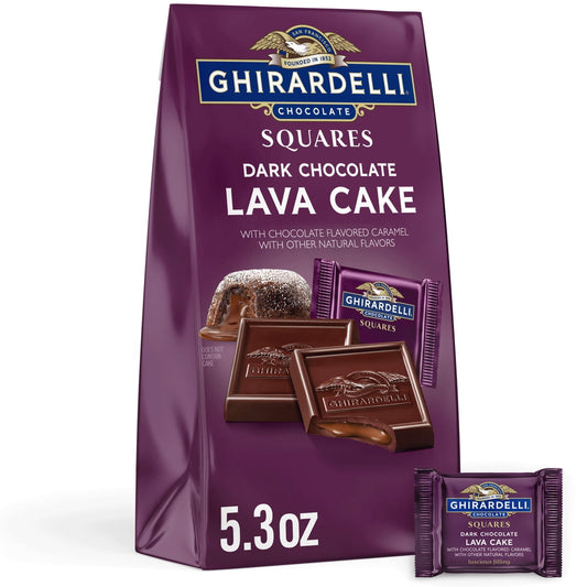 미국직구 GHIRARDELLI 초콜릿 150g / GHIRARDELLI Dark Chocolate Candy SQUARES with Lava Cake Filling, 150g 1