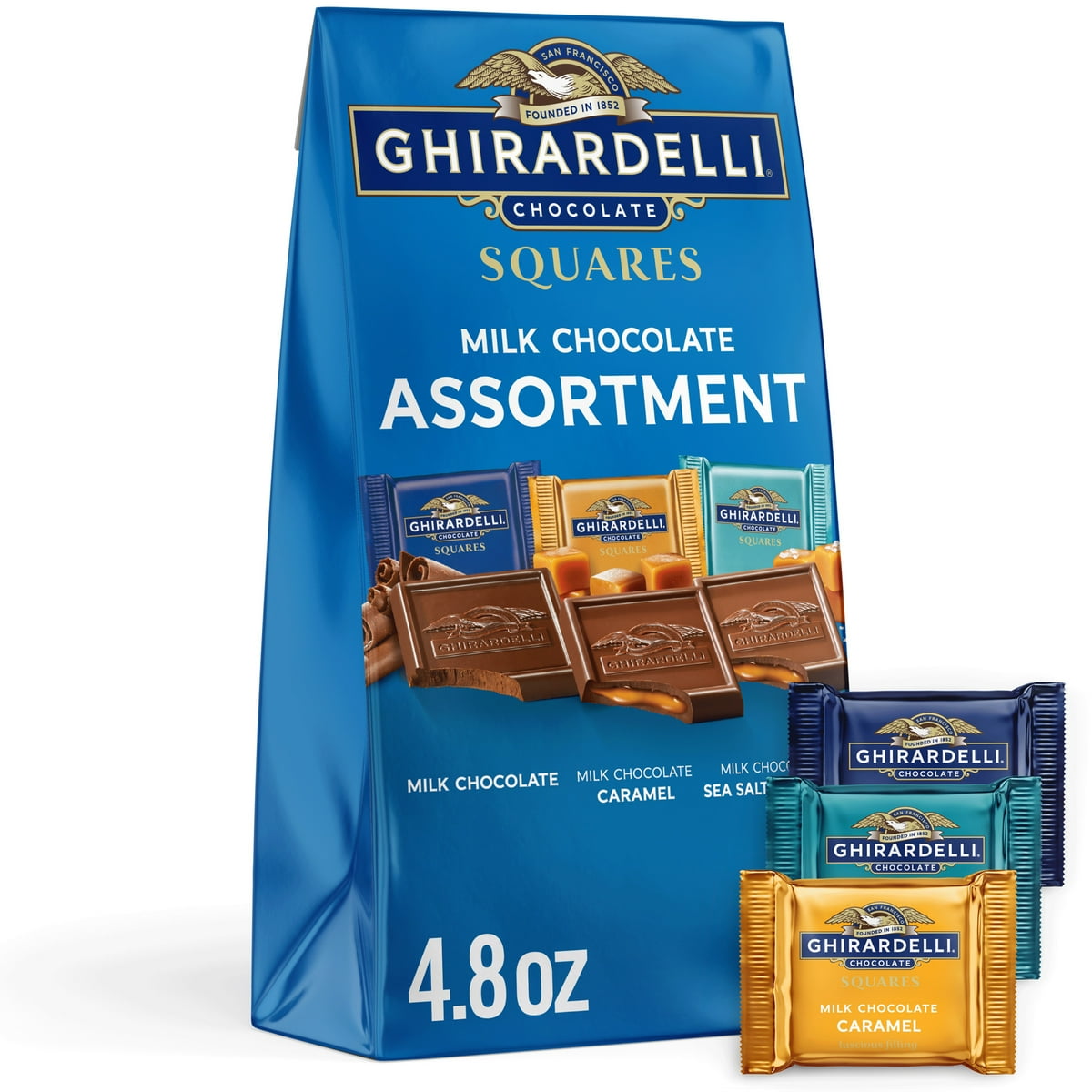 미국직구 GHIRARDELLI 초콜릿 136g / GHIRARDELLI Milk Chocolate Candy SQUARES Assortment, 136g Bag 1