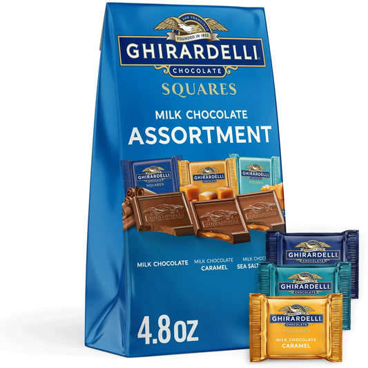 미국직구 GHIRARDELLI 초콜릿 136g / GHIRARDELLI Milk Chocolate Candy SQUARES Assortment, 136g Bag 1
