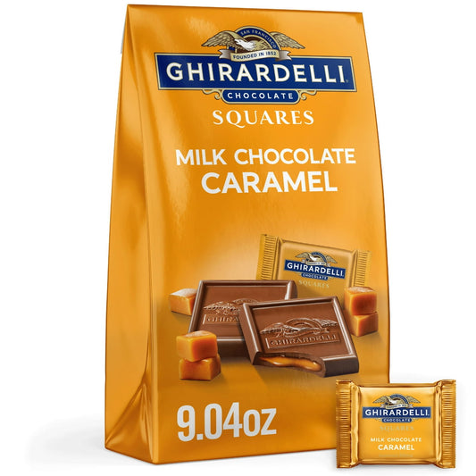 미국직구 GHIRARDELLI 초콜릿 256g / GHIRARDELLI Milk Chocolate Candy SQUARES with Caramel Filling, 256g Ba 1