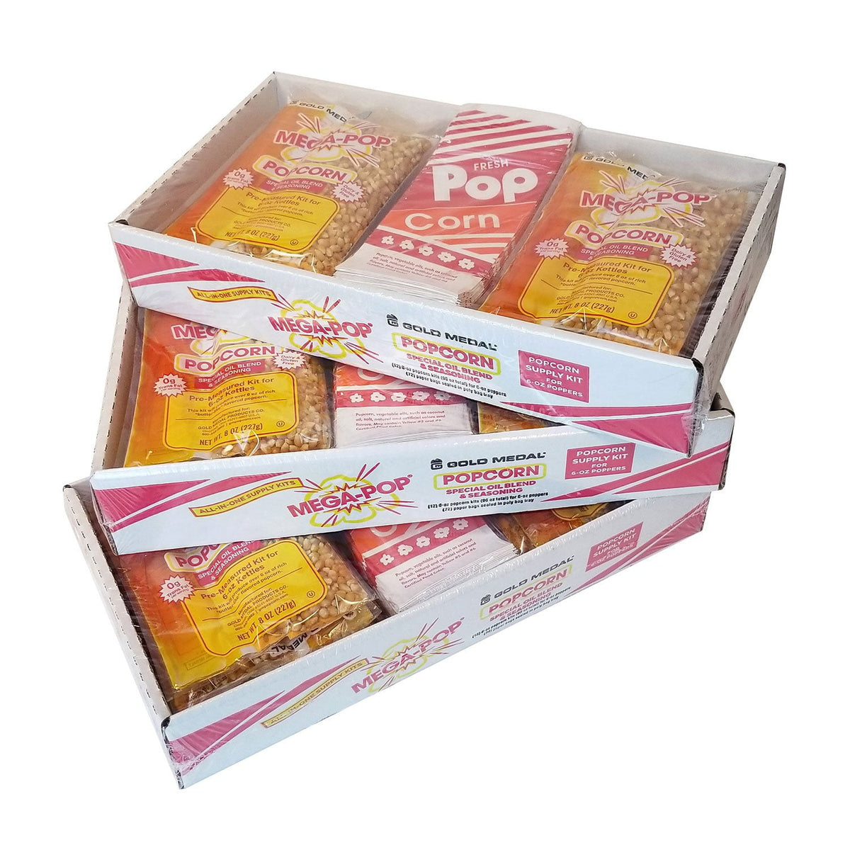 미국직구 Gold Medal Mega-Pop 170g / Gold Medal Mega-Pop All-In-One Popcorn Supply Kit for 170g Poppers 1
