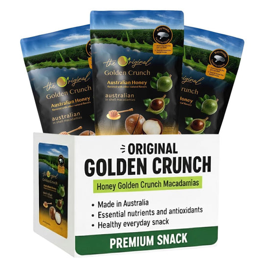 미국직구 Golden Crunch Australian 견과 / Golden Crunch Australian Honey Macadamia Nuts in Shell, Premium A 1
