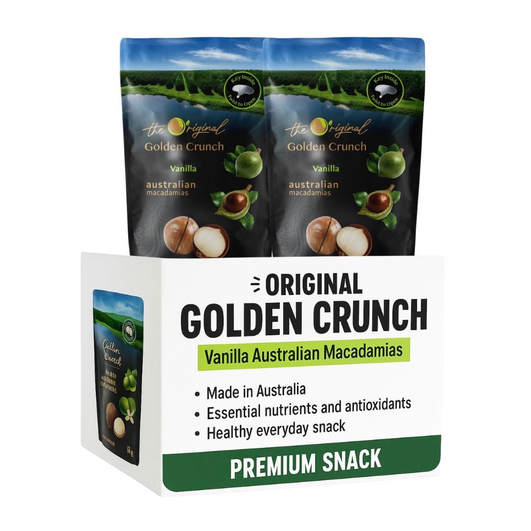 미국직구 Golden Crunch Vanilla 견과 224g / Golden Crunch Vanilla Macadamia Nuts in Shell, Roasted Australi 1
