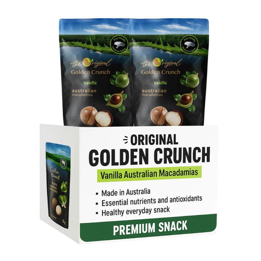 미국직구 Golden Crunch Vanilla 견과 224g / Golden Crunch Vanilla Macadamia Nuts in Shell, Roasted Australi 1