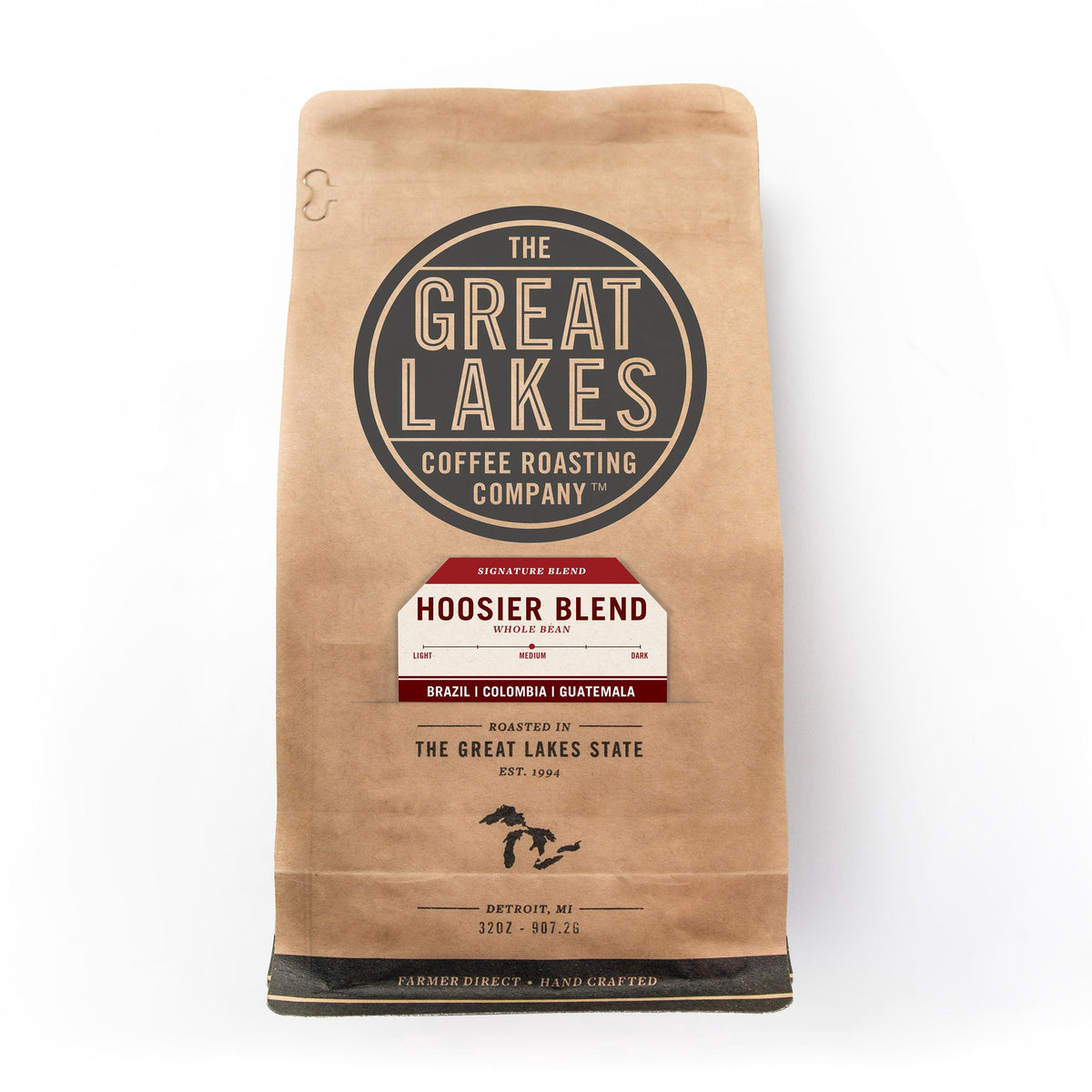 미국직구 Great Lakes Medium 커피 907g / Great Lakes Medium Roast Whole Bean Coffee, Hoosier Blend, 907g 1