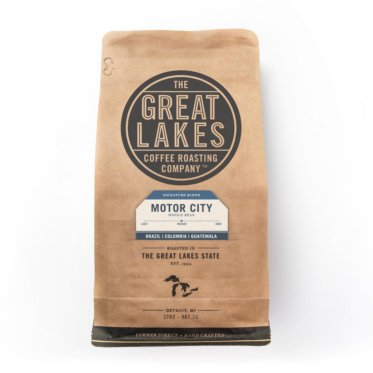 미국직구 Great Lakes Medium 커피 907g / Great Lakes Medium Roast Whole Bean Coffee, Motor City Blend, 907g 1