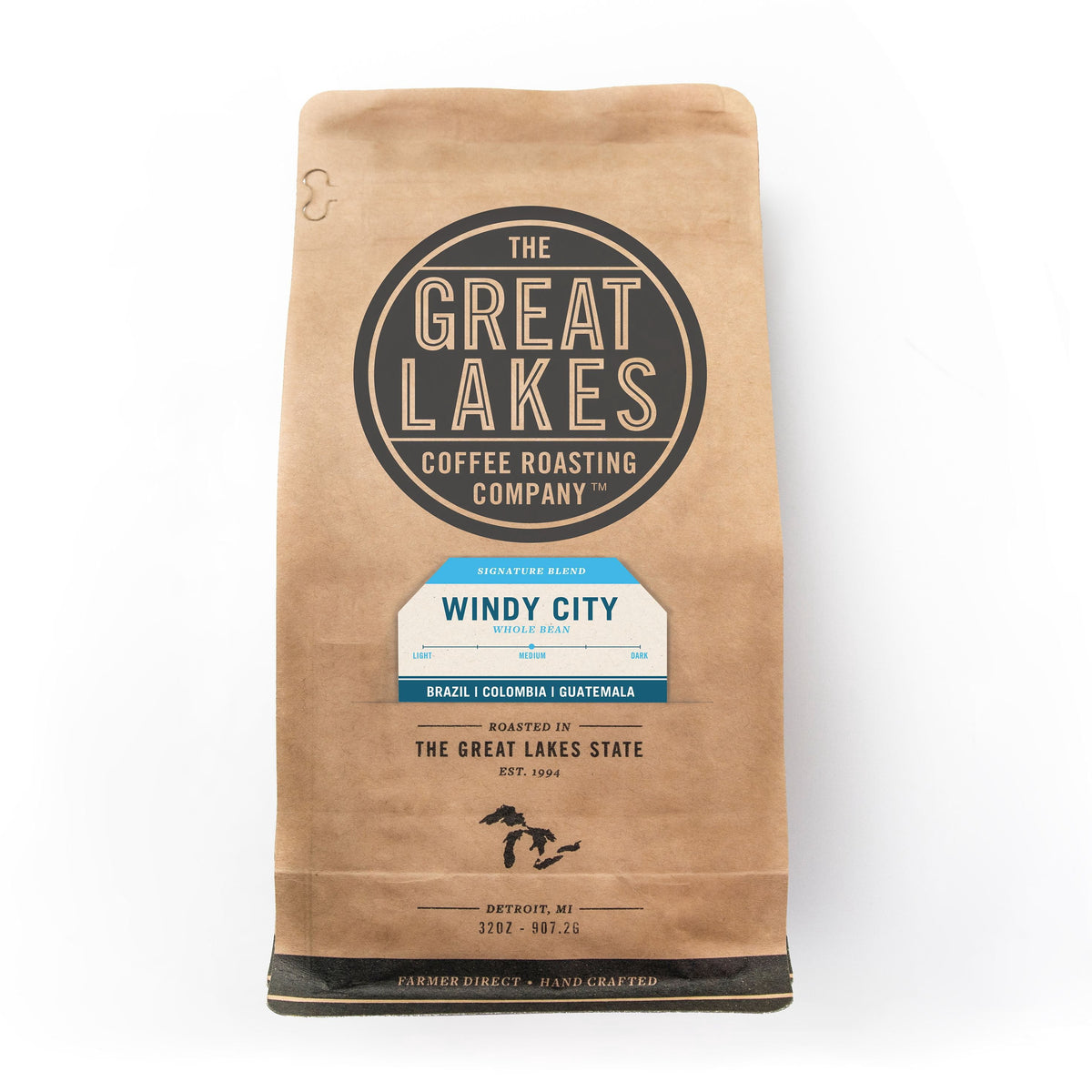 미국직구 Great Lakes Medium 커피 907g / Great Lakes Medium Roast Whole Bean Coffee, Windy City Blend, 907g 1