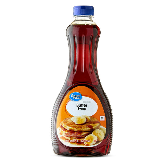미국직구 Great Value Butter 710ml 2팩 / Great Value Butter Flavor Syrup, 710ml, 2 Pack Bundle 1