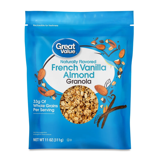 미국직구 Great Value French 견과 312g 2팩 / Great Value French Vanilla Almond Granola, 312g, 2 Pack Bundle 1