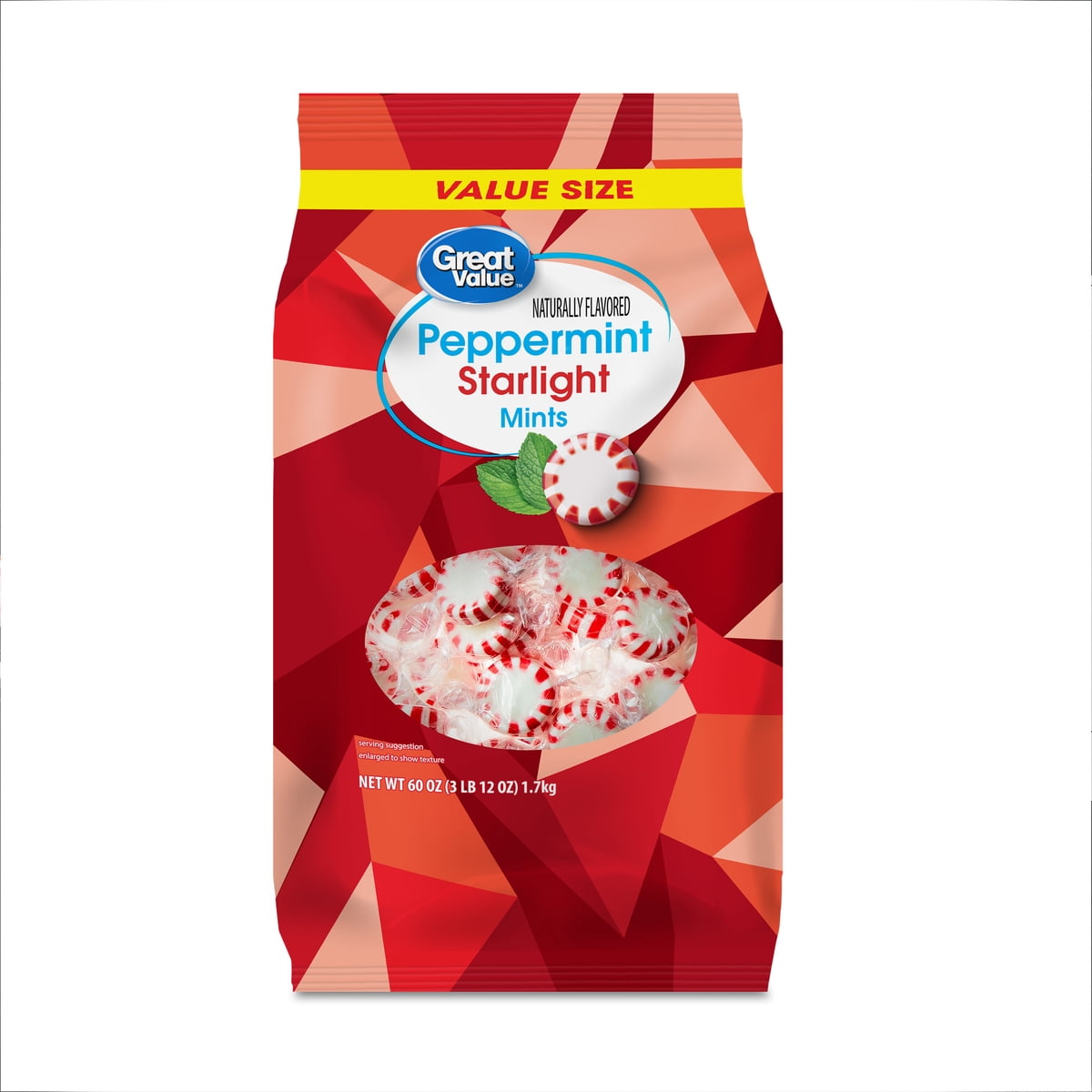 미국직구 Great Value Peppermint 캔디 1.7kg / Great Value Peppermint Starlight Mints Hard Candy, 1.7kg 1