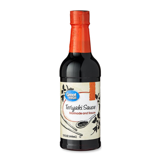 미국직구 Great Value Teriyaki 444ml / Great Value Teriyaki Sauce, 444ml, 1 Count x2 Bundle 1