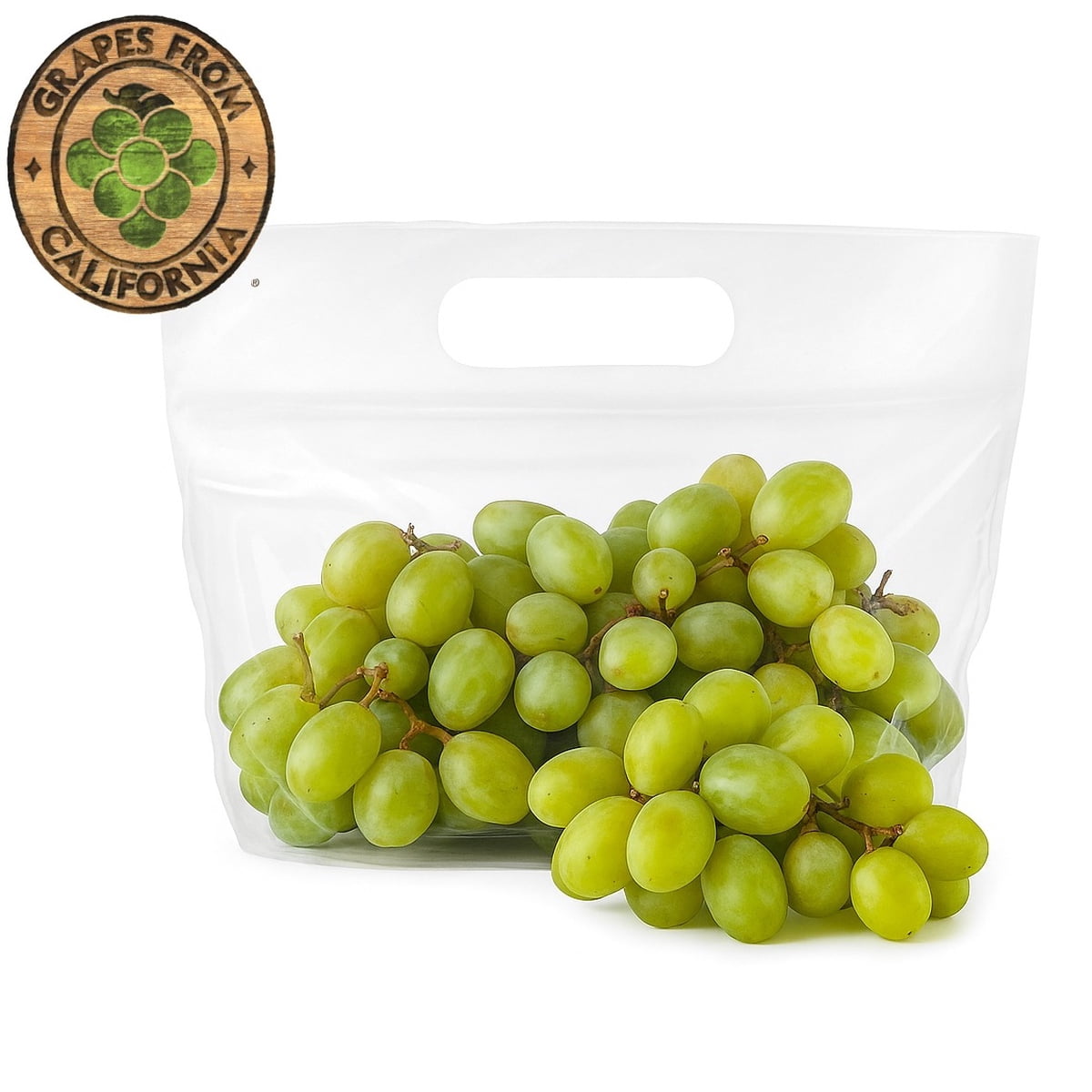 미국직구 Green Seedless Grapes 2팩 / Green Seedless Grapes From California, Bag (2.25 lbs/Bag Est.), 2 Pa 1