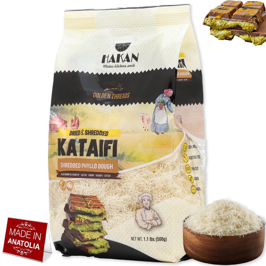 미국직구 Hakan Kataifi Shredded 초콜릿 500g / Hakan Kataifi Shredded Phyllo Dough, 500 g (1.1 lb.) Kadayif  1