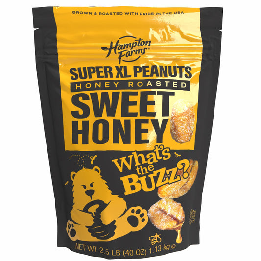 미국직구 Hampton Farms Hot 견과 1.1kg / Hampton Farms Hot Honey Super XL Peanuts, 1.1kg 1