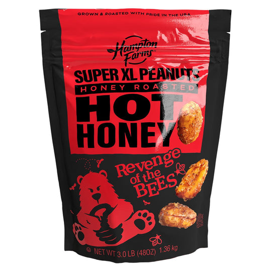 미국직구 Hampton Farms Hot 견과 1.4kg / Hampton Farms Hot Honey Super XL Peanuts, 1.4kg 1