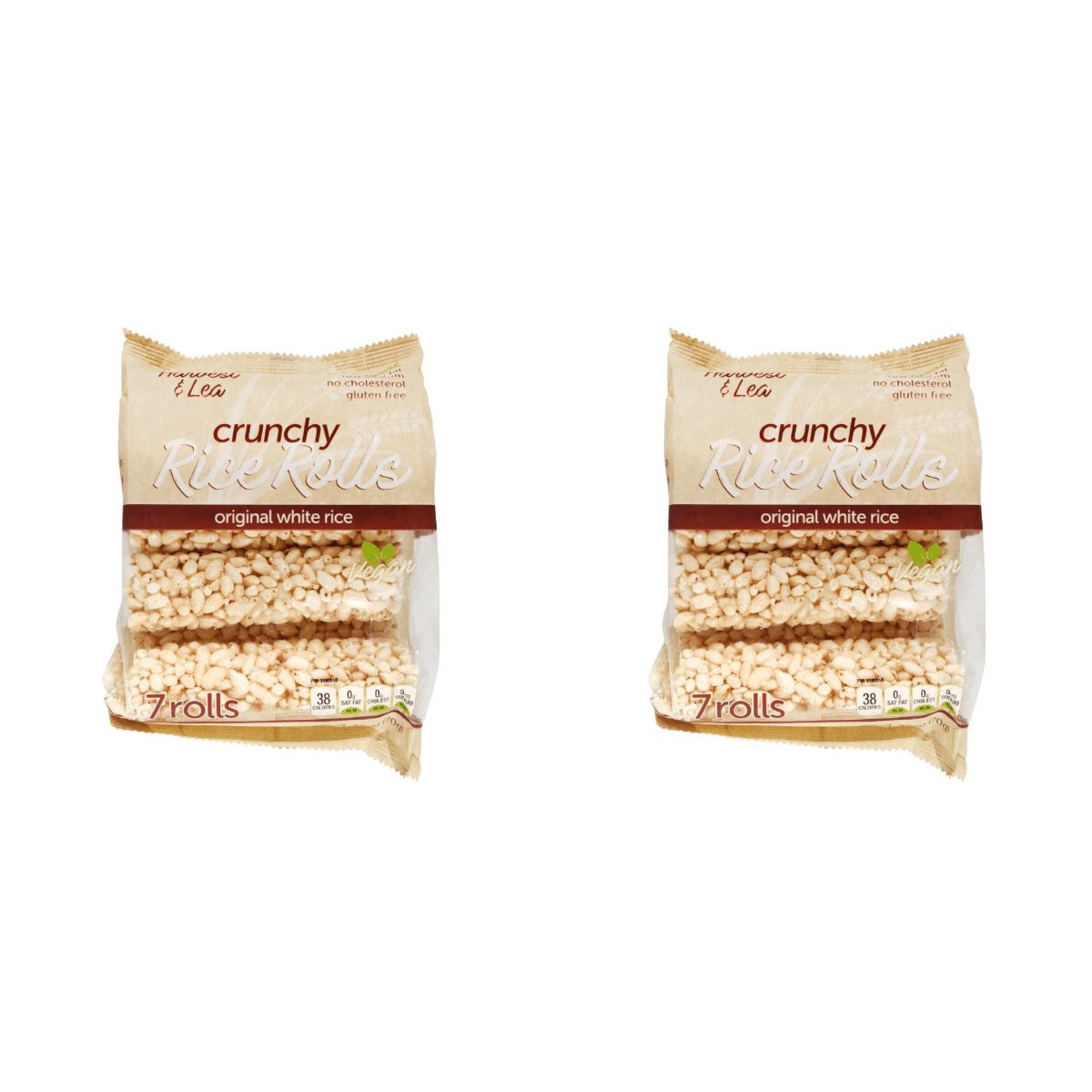 미국직구 Harvest & Lea 71g 2팩 / Harvest & Lea Crunchy Rice Rolls, 71g Bags, 7 Rolls (2 Pack) 1